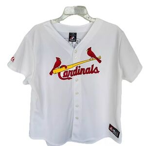 Majestic Bride St Louis Cardinals Home Jersey Unisex Men L Women 2X